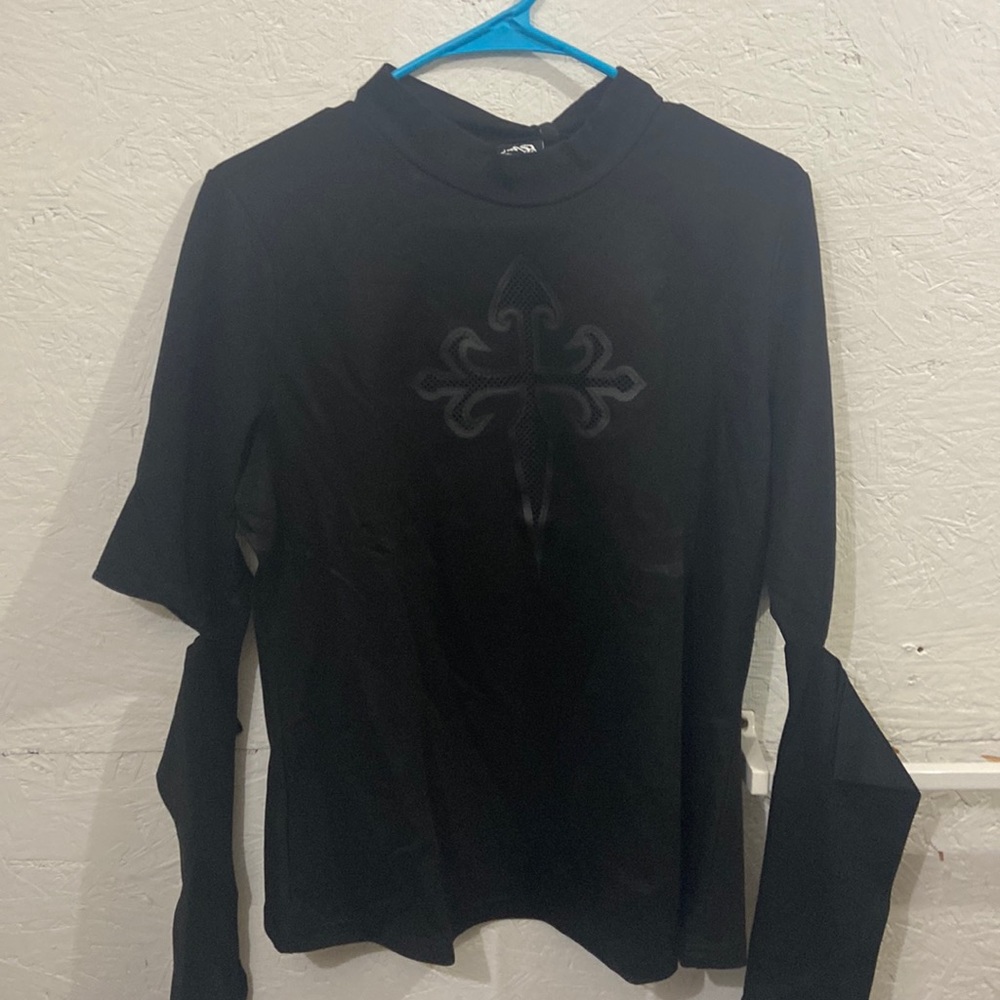 Killstar Laverna cross top Xxl (juniors)
